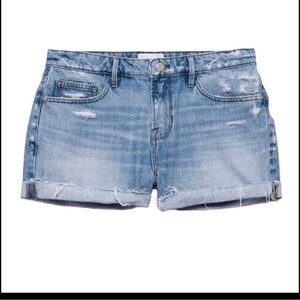 Frame Le Grand Garçon Denim Shorts Distressed‎ Cutoff NWOT